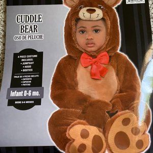 Cuddle Bear Brown Teddy Animal Baby Fancy Dress Halloween Infant Child Costume